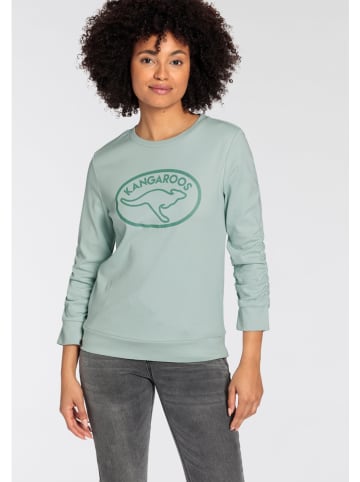 Kangaroos Sweatshirt in Grün