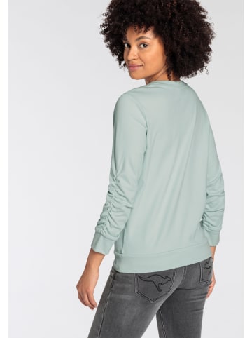 Kangaroos Bluza w kolorze zielonym