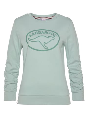 Kangaroos Bluza w kolorze zielonym
