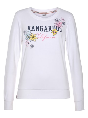 Kangaroos Sweatshirt wit
