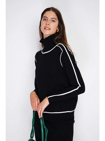 William de Faye Rollkragenpullover in Schwarz