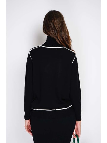 William de Faye Rollkragenpullover in Schwarz