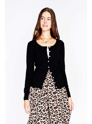 William de Faye Cardigan in Schwarz