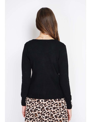 William de Faye Cardigan in Schwarz