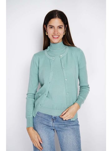William de Faye Twinset turquoise