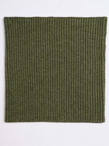 William de Faye Loop-Schal in Khaki - (L)30 x (B)28 cm