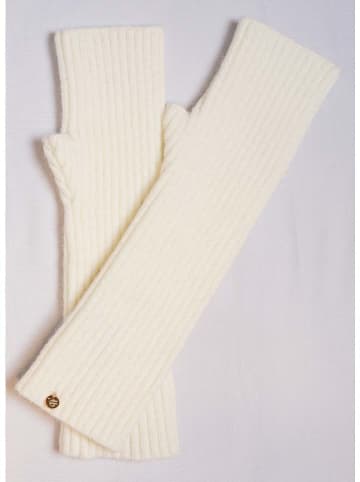 William de Faye Mitenki w kolorze białym