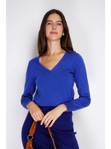 William de Faye Pullover in Blau