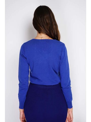William de Faye Pullover in Blau