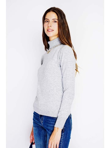 William de Faye Rollkragenpullover in Hellgrau