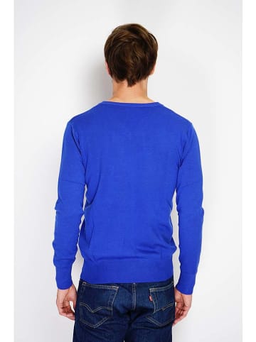 William de Faye Pullover in Blau