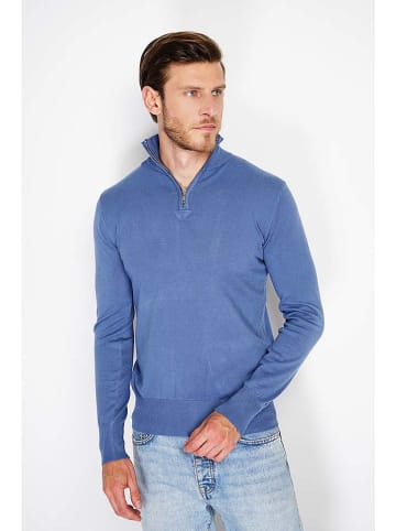 William de Faye Pullover in Blau