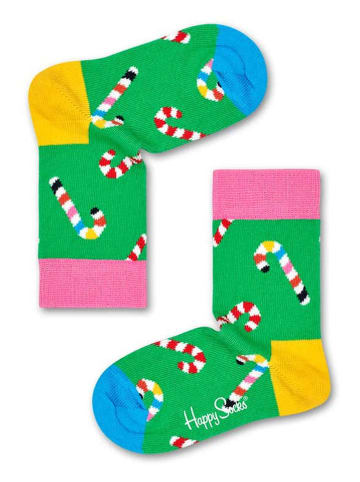 Happy Socks 3-częściowy zestaw prezentowy w kolorze zielono-czerwonym