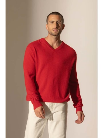 Perfect Cashmere Kasjmieren trui "Alexander" rood