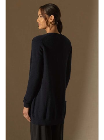 Perfect Cashmere Kaschmir-Cardigan "Pearl" in Dunkelblau