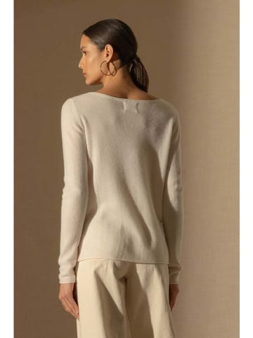 Perfect Cashmere Kaszmirowy sweter "Megan" w kolorze beżowym