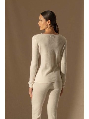 Perfect Cashmere Kaschmir-Pullover "Oprah" in Beige