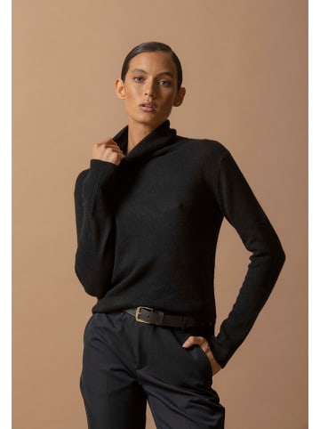 Perfect Cashmere Kaszmirowy golf "Tracy" w kolorze czarnym