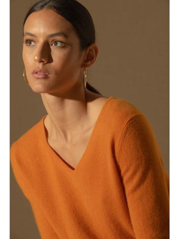 Perfect Cashmere Kaschmir-Pullover "Shannon" in Orange