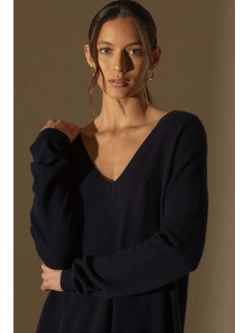 Perfect Cashmere Kasjmieren trui donkerblauw