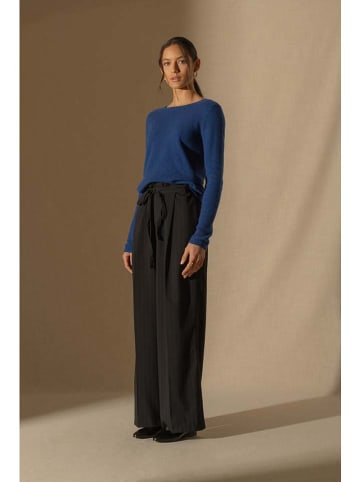 Perfect Cashmere Kaschmir-Pullover "Oprah" in Blau