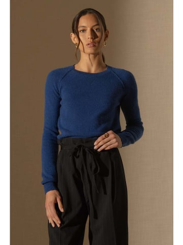 Perfect Cashmere Kasjmier trui "Wilma" donkerblauw