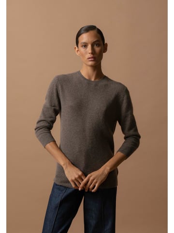 Perfect Cashmere Kaszmirowy sweter "Vanessa" w kolorze brązowym
