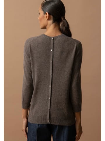 Perfect Cashmere Kaszmirowy sweter "Vanessa" w kolorze brązowym