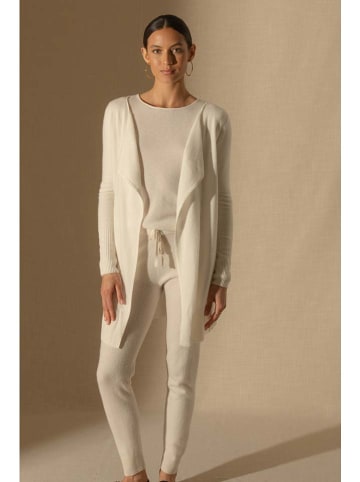 Perfect Cashmere Kaszmirowy kardigan "Abigail" w kolorze beżowym