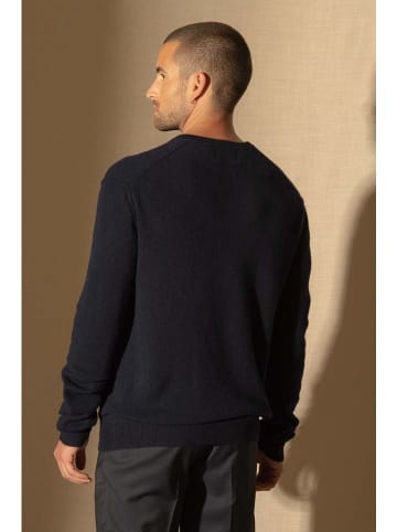 Perfect Cashmere Kasjmieren trui "Lorenzo" donkerblauw