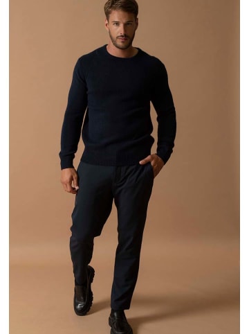 Perfect Cashmere Kasjmier trui "Eden" donkerblauw