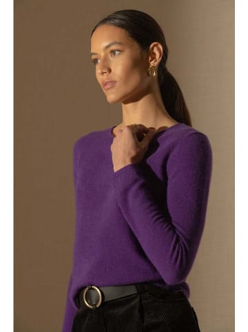 Perfect Cashmere Kaschmir-Pullover "Oprah" in Lila
