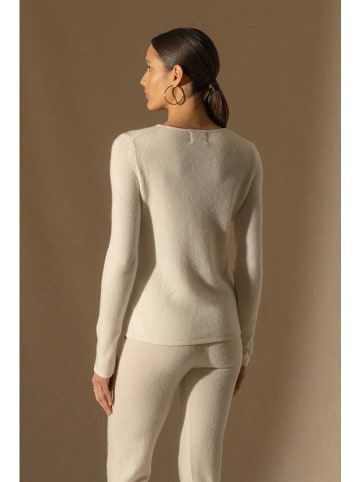 Perfect Cashmere Kasjmieren trui "Marya" crème