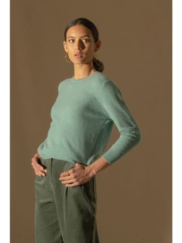 Perfect Cashmere Kasjmieren trui groen