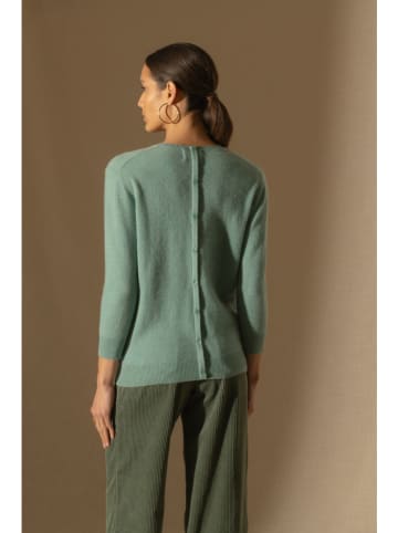 Perfect Cashmere Kasjmieren trui groen