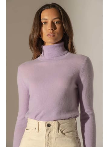 Perfect Cashmere Kaschmir-Rollkragenpullover "Ashley" in Lila