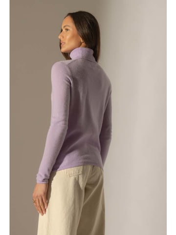 Perfect Cashmere Kaschmir-Rollkragenpullover "Ashley" in Lila
