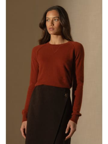 Perfect Cashmere Kasjmieren trui roestrood