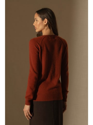 Perfect Cashmere Kasjmieren trui roestrood