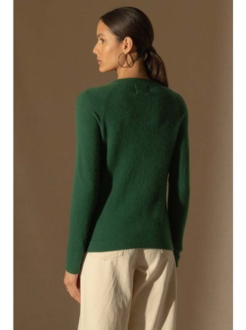 Perfect Cashmere Kasjmieren trui "Whitney" donkergroen