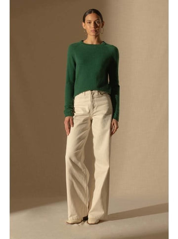 Perfect Cashmere Kasjmieren trui "Whitney" donkergroen