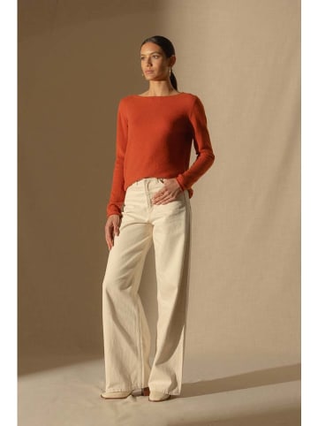 Perfect Cashmere Kasjmieren trui "Megan" oranje