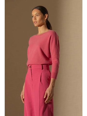 Perfect Cashmere Kaszmirowy sweter "Molly" w kolorze szaroróżowym