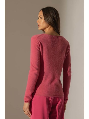 Perfect Cashmere Kaszmirowy sweter "Oprah" w kolorze różowym