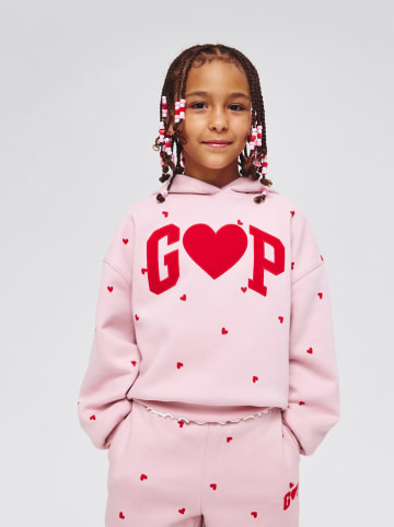 GAP Hoodie in Rosa/ Rot
