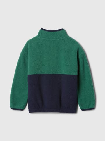 GAP Bluza polarowa w kolorze granatowo-zielonym