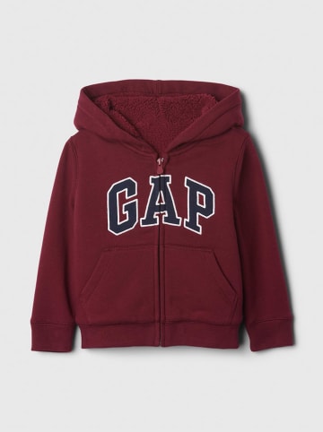GAP Sweatjacke in Bordeaux