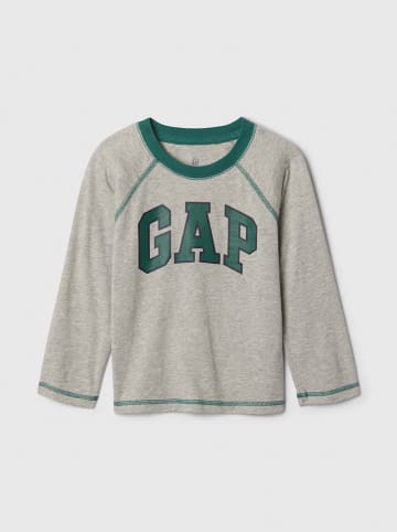 GAP Longsleeve grijs/groen