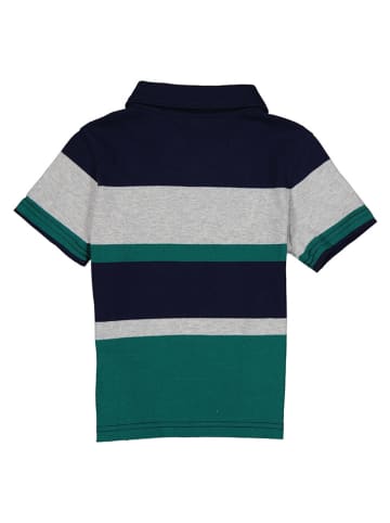 GAP Poloshirt in Grün/ Dunkelblau/ Grau