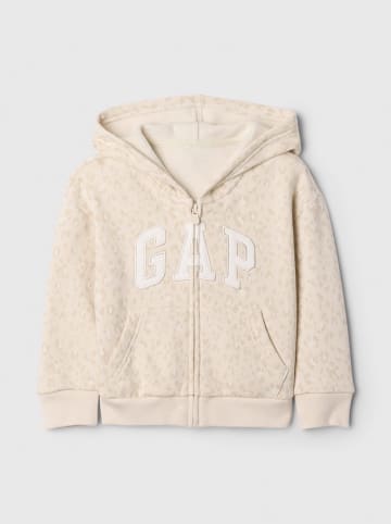 GAP Sweatjacke in Creme